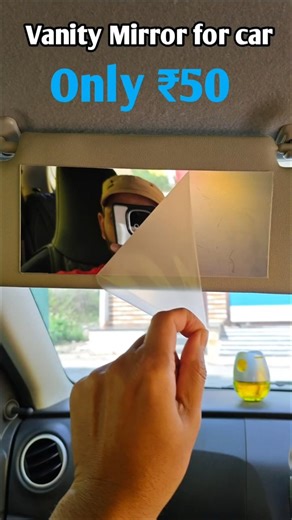 Car Vanity Mirror Just ₹50 😱 DIY Install in Alto K10 | Best Car Accessories 2026 #altok10