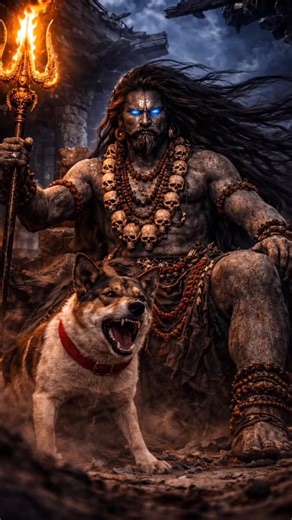 Mahakal ke Saath Sheela 🐕🔥 | Real Dog Power | Shiv Bhakt Dog | Epic Cinematic #Shorts #Sheela