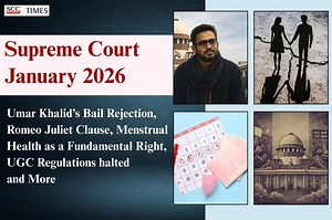 Supreme Court January 2026 | Umar Khalid's Bail Rejection, Romeo Juliet Clause, Menstrual Health as a Fundamental Right, UGC Regulations halted and More