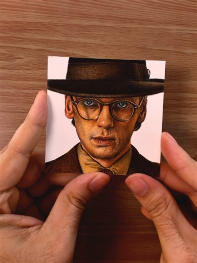 Realistic Miniature Drawing of Mr. Whatsit from Stranger Things