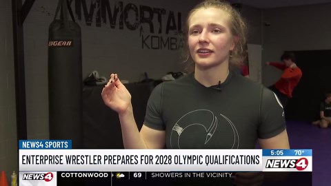 Enterprise wrestling champion sets sights on 2028 Olympics