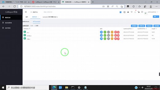 .NET 6开源免费web报表系统cellreport使用教程（作者亲授）