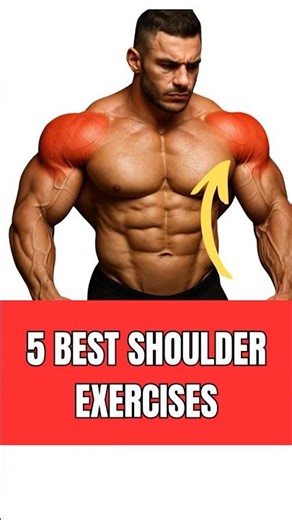The Only 5 Best Shoulder Exercises for 3D Deltoids #shoulderworkout