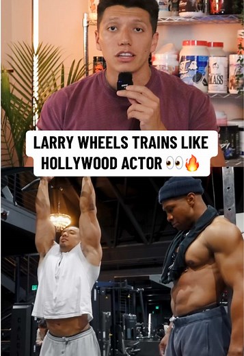 Larry Wheels' Intense Training Routine Like a Hollywood Actor