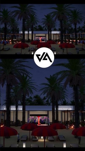 Unreal Engine 5 DMX Light Show | Syncing Lights to Music at a Beach Club