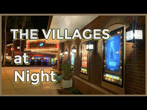 The Villages Florida Lifestyle Lake Sumter Landing At Night