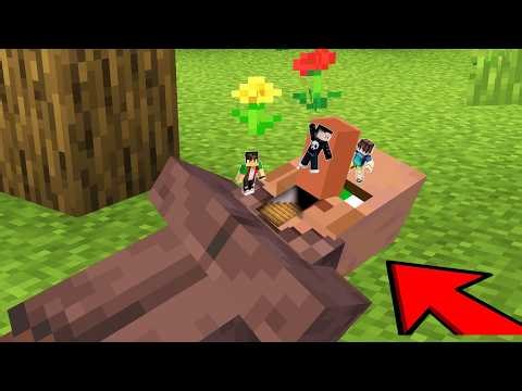 I Found A Secret Villager's Base in Minecraft ( Tagalog )