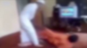 Saudi man beats servant
