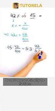 Calculate 42% of 15: Step-by-Step Math Tutorial #Math #Percentage