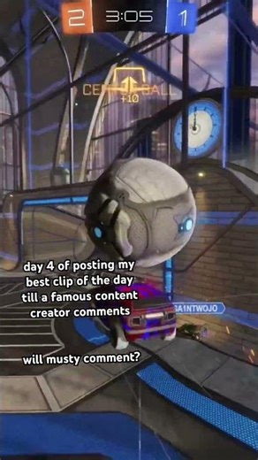 day 4 will ‪@amustycow‬ comment? #rocketleague #musty #cow