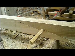 how to connect wooden beams correctly
