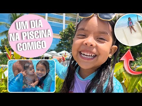 CURTINDO UM DIA LEGAL NA PISCINA COMIGO * subimos na baleia *