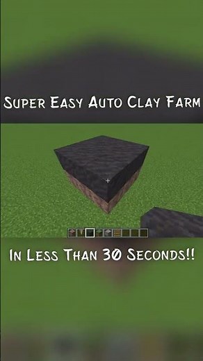 Minecraft 1.19 - Super Easy Auto Clay Farm in less than 30 seconds!