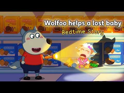 Wolfoo Helps A Lost Baby to Find Mom | Gentle, Sleepy & Safe for Kids 😴 Wolfoo Bedtime Stories