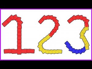 Numbers 123 with Dominos | Number song | Number Names | 1 To 10 | Counting for Kids | Learn to Count