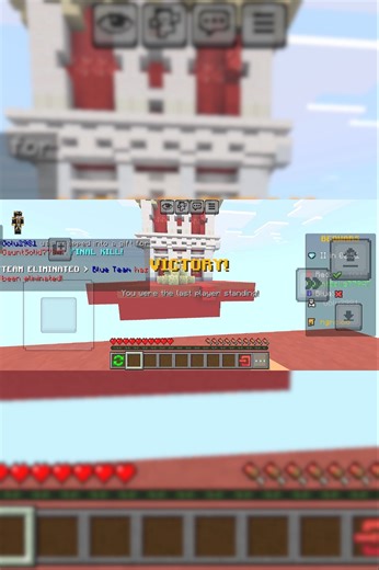 INSANE Bedwars 1v1 Fight ⚔️ | Epic win Moments 🔥 #Bedwars #Minecraft