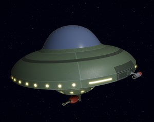 UFO Battleship 3D model by FlexUnit