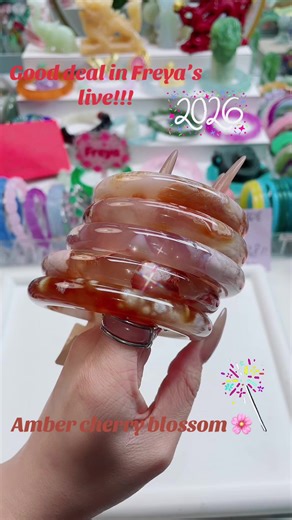 Amber Sakura Bangle: Perfect New Year Gift Idea