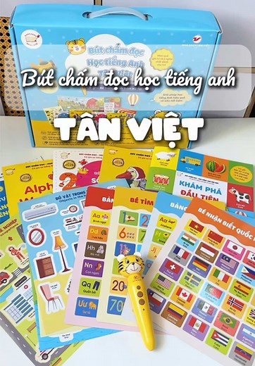 Bút chấm đọc giúp bé tự học tiếng Anh tại nhà