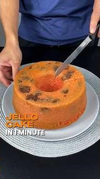 Jello Cake in 1 Minute | Daily Recipe