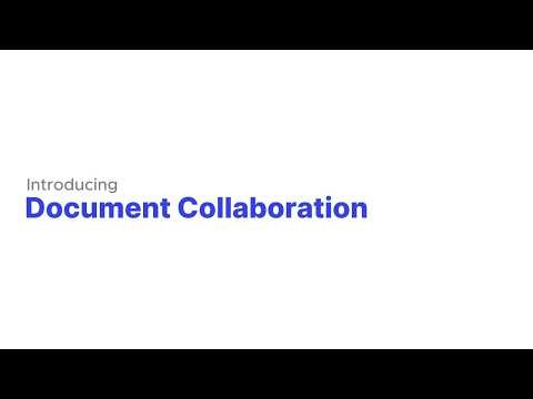 Introducing Document Collaboration: Write, cite, and edit all in one workspace