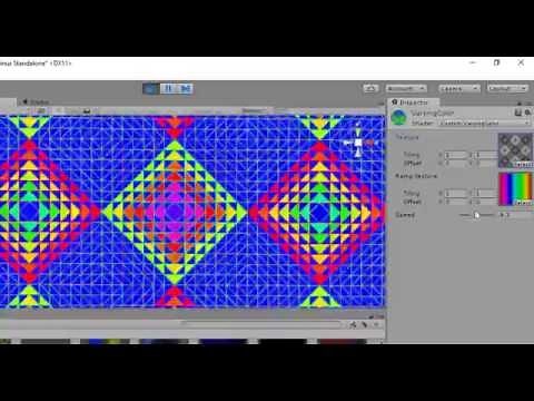Unity shader : Varying color with ramp texture