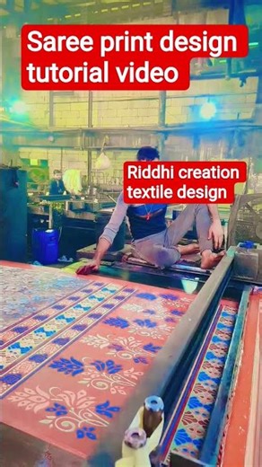 saree print tutorial video in photoshop cs3 Riddhi creation #ytshorts #tutorial #photoshop #design