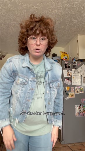 Mo on Instagram: "What would my character’s name be if I were in @strangerthingstv ? • #needmofaith #strangerthings #80shair #redhead #curlyhair"