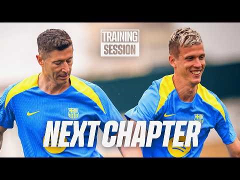 DIALLED IN FOR THE CHAMPIONS LEAGUE | FC Barcelona Training 🔵🔴