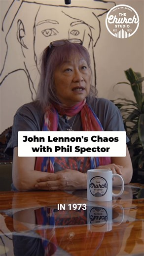 May Pang, John Lennon's "Lost Weekend" girlfriend, remembers Phil Spector turning an eight-musician session into a 27-member circus... Watch the full interview here: https://youtu.be/0BD8ea-3Zog?si=8y0zOFck9o_p5CxQ #johnlennon #maypang #philspector #lostweekend | The Church Studio
