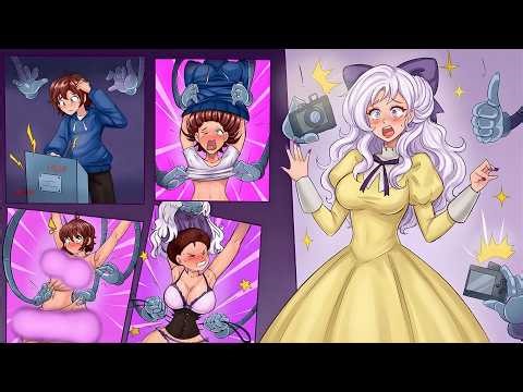 TG TF Gender Bender Comic (Cosplay Model Machine) | M to F Voiceover Boy turn into a girl M to F