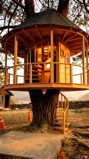 Building a Luxury Treehouse on a Real Tree (Full Timelapse)
