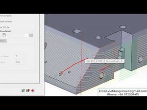 SolidCAM Tutorial | 3D HSS Parallel cuts strategy