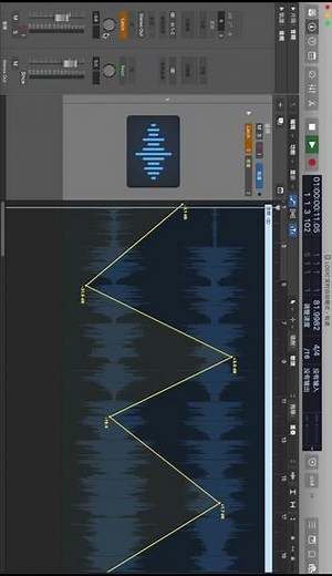 Logic Pro X自动实时模式解释-Latch：调整推子期间及调整后均覆盖原有参数#影视后期 #音乐