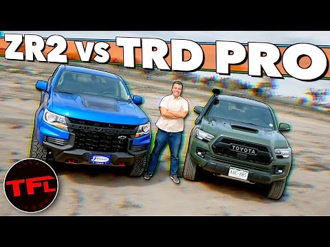 New 2021 Chevy Colorado ZR2 vs Toyota Tacoma TRD Pro? Which One Should I Buy?