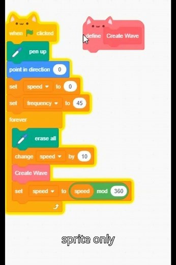 How to Make a Sine Wave in Scratch (SO Satisfying!) #scratch