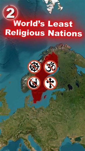 These Countries Barely Believe in God😳