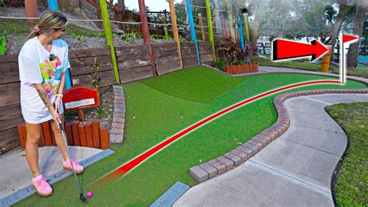 This mini golf game went completely off the rails