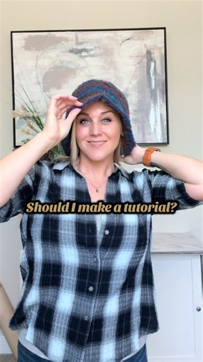 Talk about Bang for you Buck! You get 2 projects out of one skein of yarn! I’ve been eyeing down this Louisa Harding Pouffe yarn for months wanting trying to think of the perfect 1-skein project I could make. Bucket Hat came up. Never made one before but was like LETS GO! This hat is so soft, cozy, and lightweight, I could wear it now but probably should wait. 😜. Have YOU ever made a bucket hat? #knittingfever #louisahardingyarn #crochetbuckethat #crochetwithtiffany