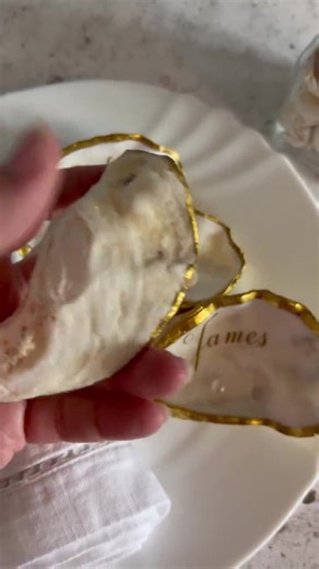 Antique Gold Oyster Shell Wedding Name Cards. Personalised Coastal Place Setting Wedding Party Favor. - Etsy UK