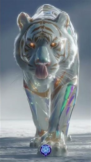 The Crystal Tiger That Shouldn’t Exist 😱🤯 #Wildlife