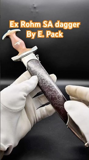 German WW2 Ex Röhm SA dagger made by Ernst Pack. #militariacollecting