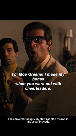 🎰 "First of all, you're all done" – Moe Greene & Michael Corleone | The Godfather (1972) 🔥💀