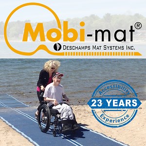 Vehicle roll out portable access mats - Mobi-Mat by DMS Inc.