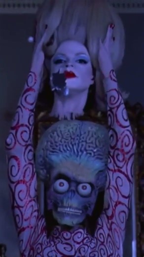 Mars Attacks! - Martian Lady Alien Disguise #shorts #movies