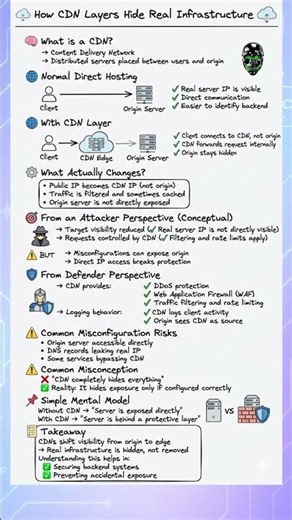 How CDN Layers Hide Real Infrastructure #cybersecurity #kali