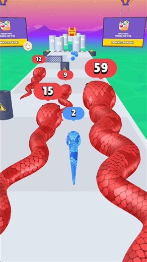 😎New Snake Run Race Gameplay😱👍LEVEL-????🙄😁👈Epic Snake clash gameplay video⚡😩#jsgamer2.0 #snakevideo