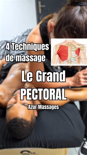 Gaëlle Le Corre | MASSAGE SUÉDOIS & DEEP TISSUE GRAND PECTORAL 4 techniques de massage musculaire pour sportif. que je vous partage car beaucoup de masseurs... | Instagram