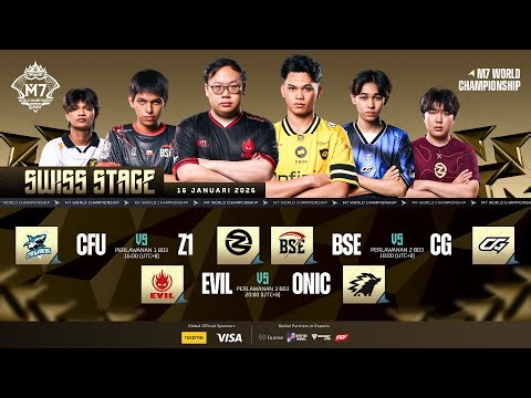 🔴 LIVE | SWISS STAGE HARI 6 | M7 World Championship | (BM)