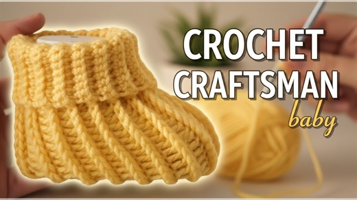 Master the granny square booties: Crochet baby shoes in no time!